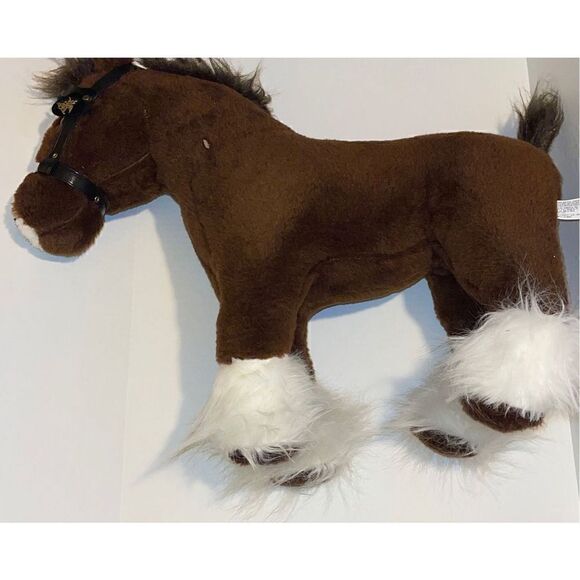 Vintage 19” Anheuser-Busch Budweiser Lil Scot Plush Stuffed Clydesdale Horse - Picture 2 of 9